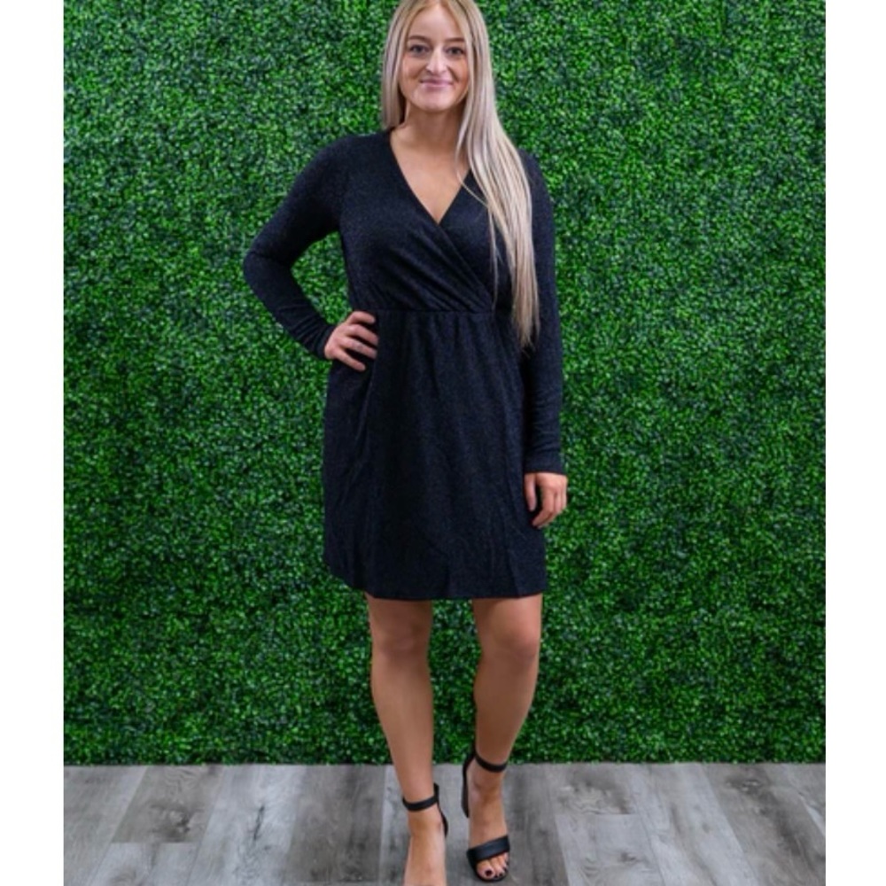 White Birch Crossover Wrap Dress - 3X - Picture 6 of 6